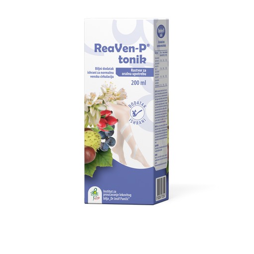 REAVEN-P® tonik – biljni dodatak ishrani za normalnu vensku cirkulaciju