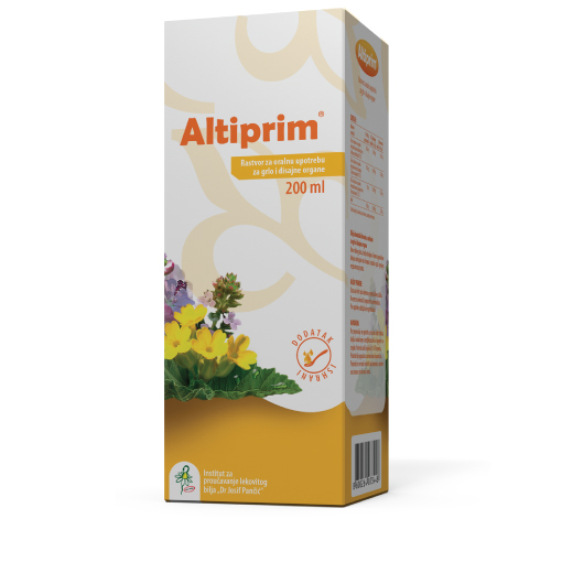 ALTIPRIM® – rastvor za oralnu upotrebu za odrasle za grlo i disajne organe