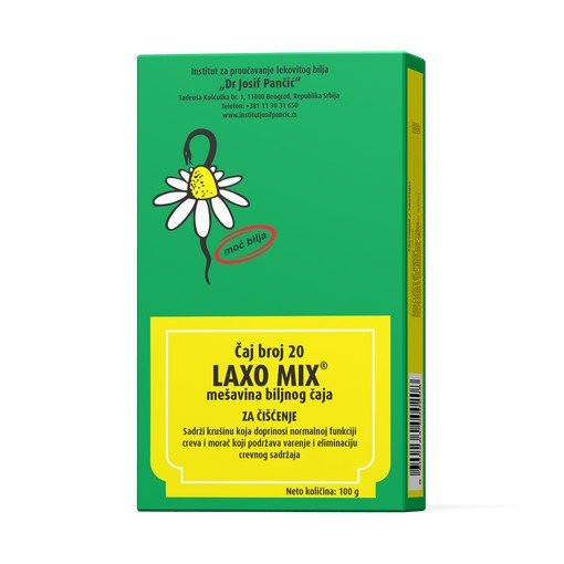 LAXO MIX – mešavina biljnog čaja za čišćenje (Čaj broj 20)