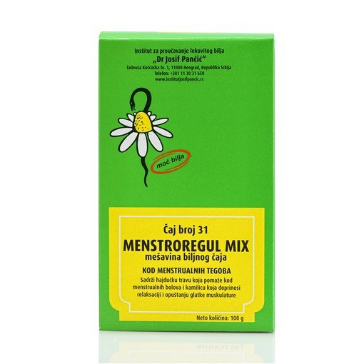 MENSTROREGUL MIX- mešavina biljnog čaja kod menstrulanih tegoba (Čaj broj 31)