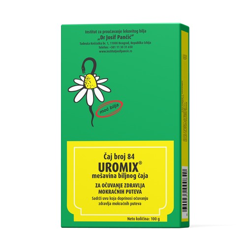 UROMIX – mešavina biljnog čaja za očuvanje zdravlja mokraćnih puteva (Čaj broj 84)