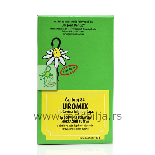 UROMIX mešavina biljnog čaja za očuvanje zdravlja mokraćnih puteva  100g (Čaj broj 84)