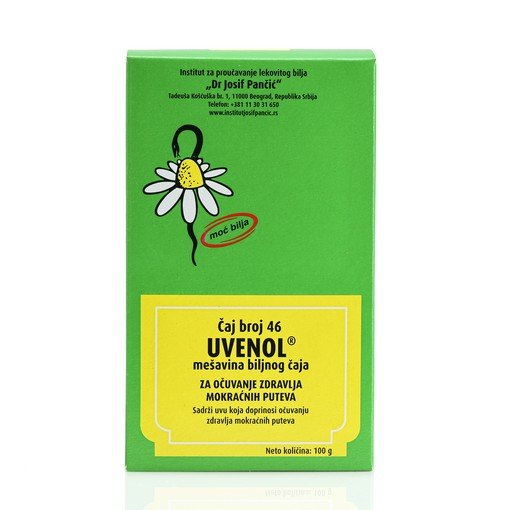Uvenol – čaj kod upale mokraćnih kanala (Čaj broj 46)